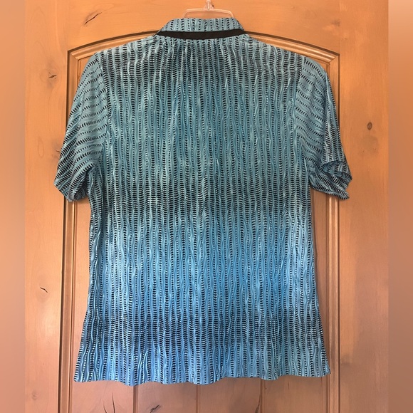 Jamie Sadock Blue/Black Golf Pro Top Size XL - Picture 2 of 5